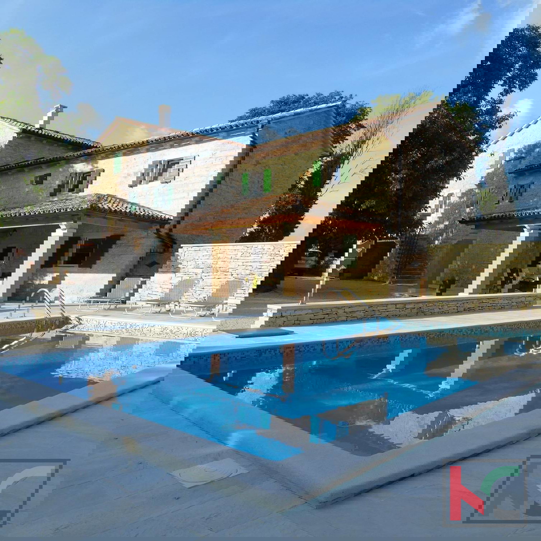 Istria, Gimino, casa indipendente con piscina di 120m2 e ampio giardino di 100m2 #vendita