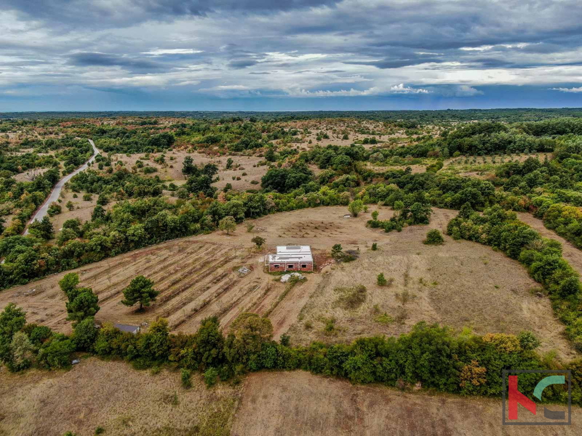 Istria, Barbana, proprietà con casa Rohbau e permesso di costruire su un terreno di 14050m2 #vendita