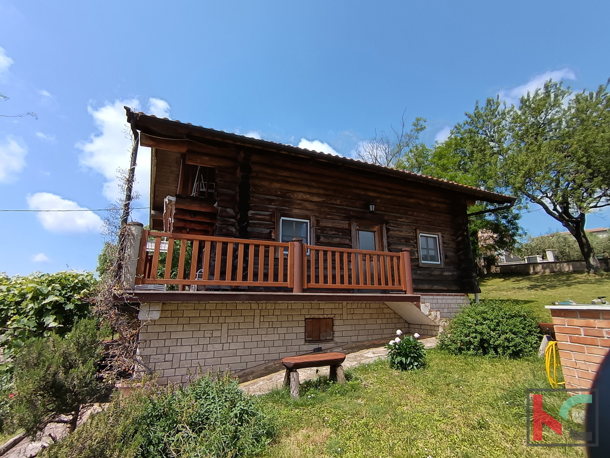 ISTRA, POREČ, UNICA CASA IN LEGNO CON VISTA MARE, #VENDITA