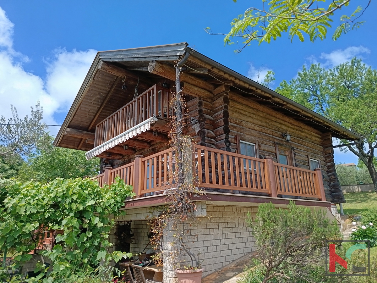 ISTRA, POREČ, UNICA CASA IN LEGNO CON VISTA MARE, #VENDITA