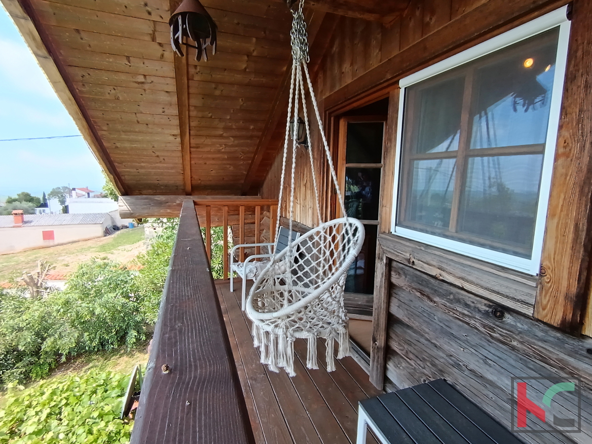 ISTRA, POREČ, UNICA CASA IN LEGNO CON VISTA MARE, #VENDITA