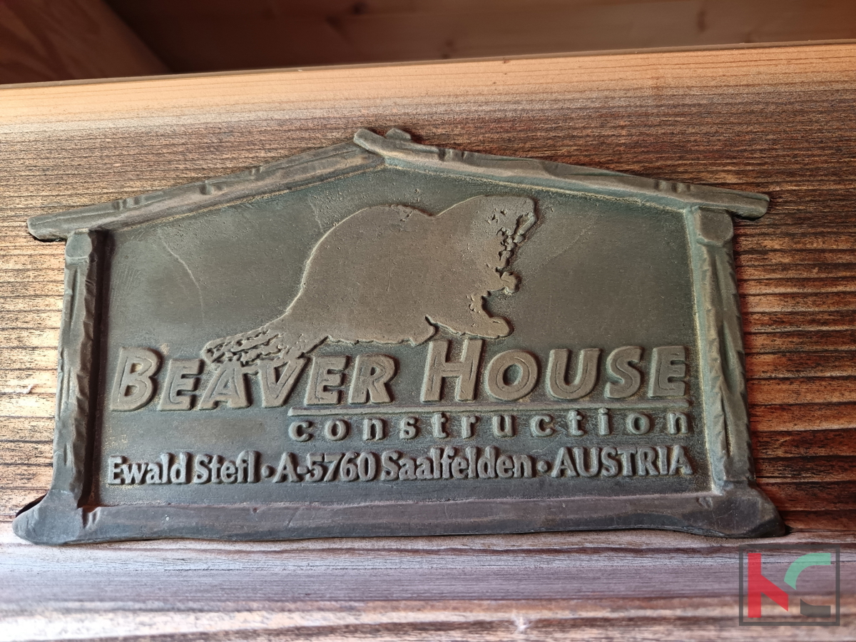 ISTRA, POREČ, UNICA CASA IN LEGNO CON VISTA MARE, #VENDITA