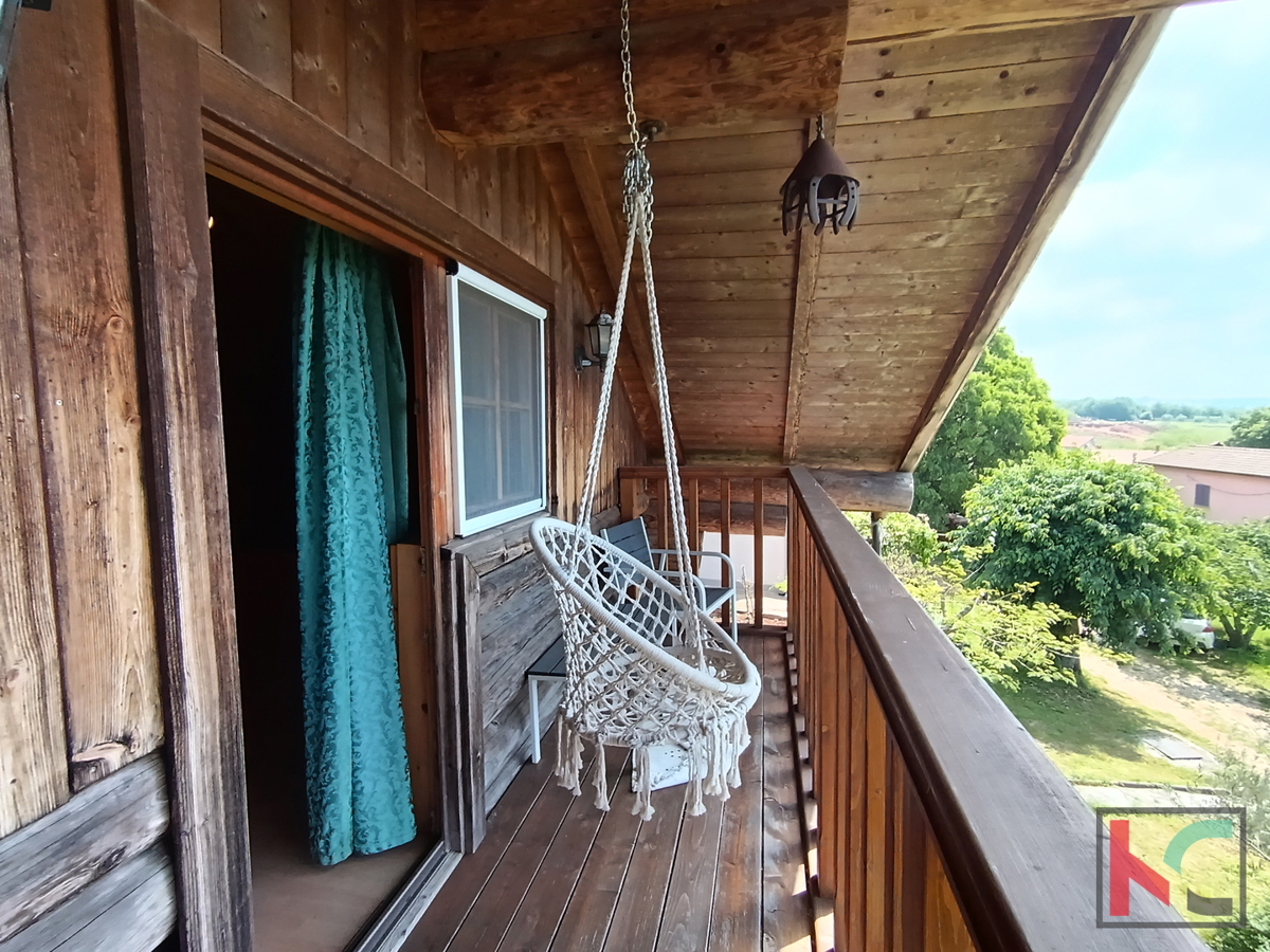 ISTRA, POREČ, UNICA CASA IN LEGNO CON VISTA MARE, #VENDITA