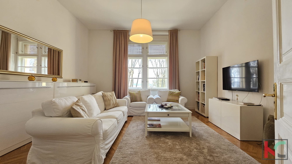 Istria, Pola, appartamento 76,42m2, centro, villa austro-ungarica, vista mare, vicino all'Arena di Pola, #vendita