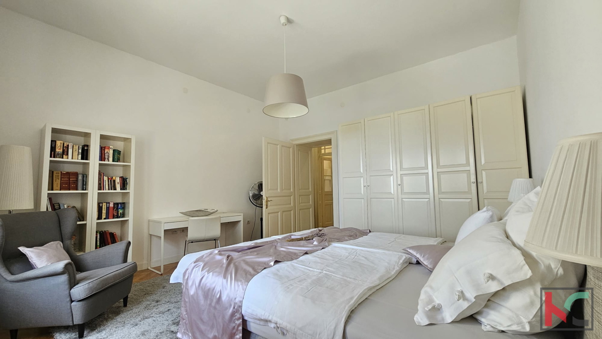 Istria, Pola, appartamento 76,42m2, centro, villa austro-ungarica, vista mare, vicino all'Arena di Pola, #vendita