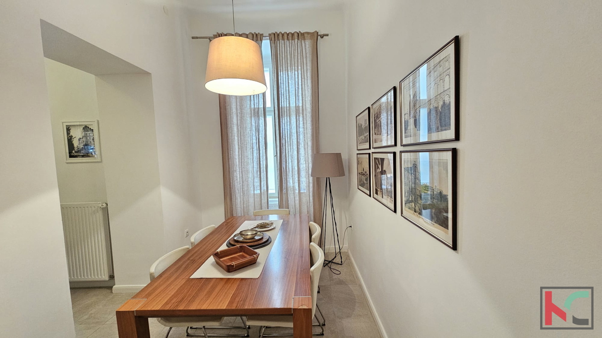 Istria, Pola, appartamento 76,42m2, centro, villa austro-ungarica, vista mare, vicino all'Arena di Pola, #vendita