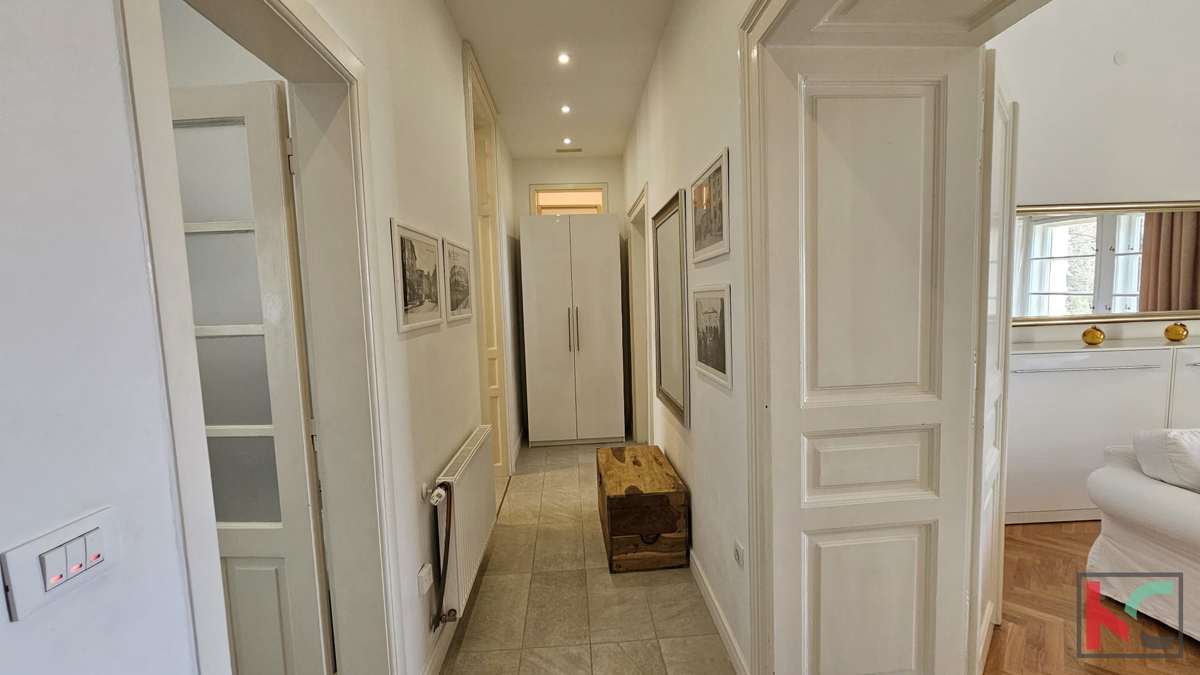 Istria, Pola, appartamento 76,42m2, centro, villa austro-ungarica, vista mare, vicino all'Arena di Pola, #vendita