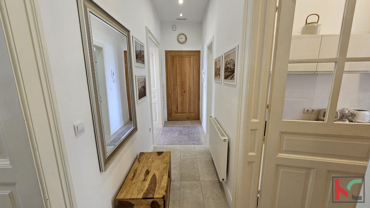 Istria, Pola, appartamento 76,42m2, centro, villa austro-ungarica, vista mare, vicino all'Arena di Pola, #vendita