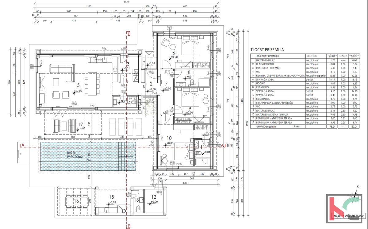 Istria, Svetvinčenat, terreno 760m2 con permesso di costruzione e progetto, #vendita