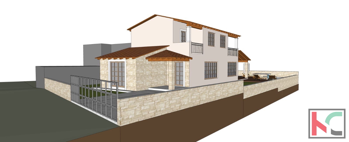Istria, Gallesano, casa vacanze indipendente con vista aperta sulla natura #vendita