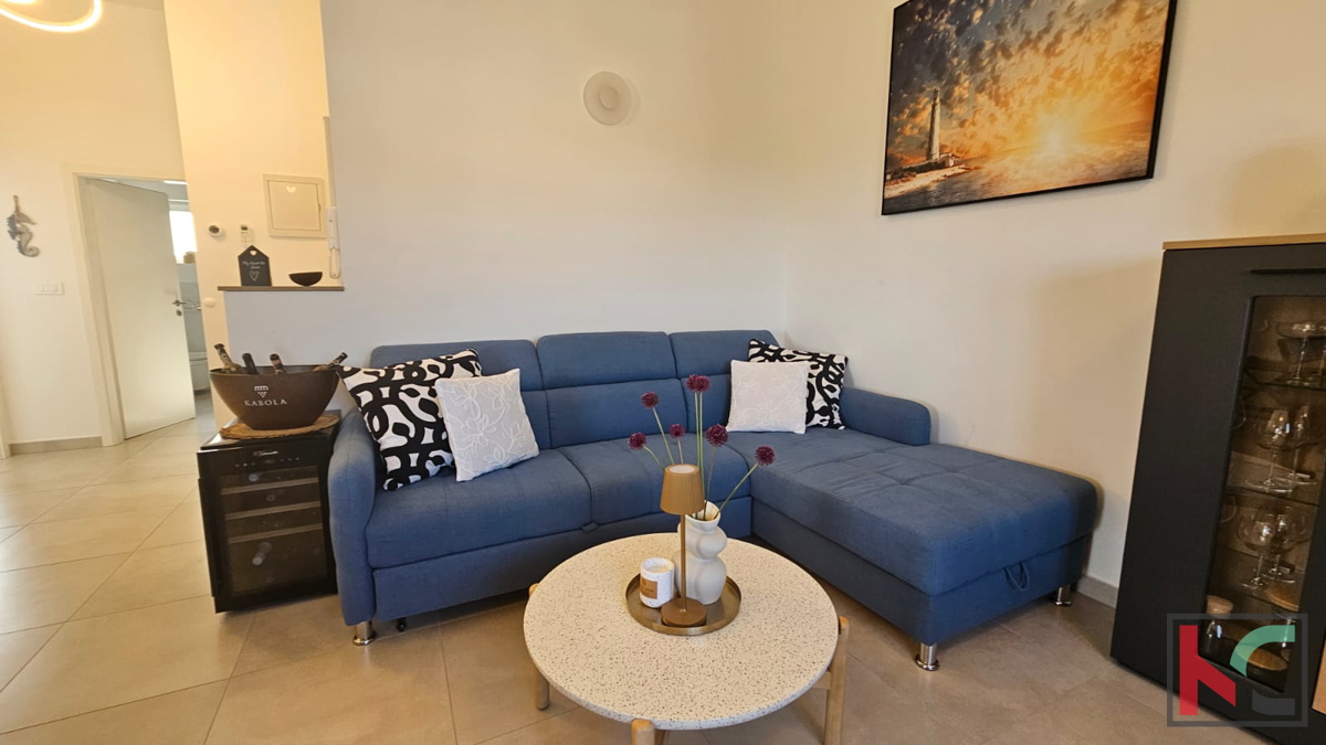 Istria, Peroj, appartamento 60,94 m2 in un nuovo edificio in una posizione tranquilla, vista mare, #vendita