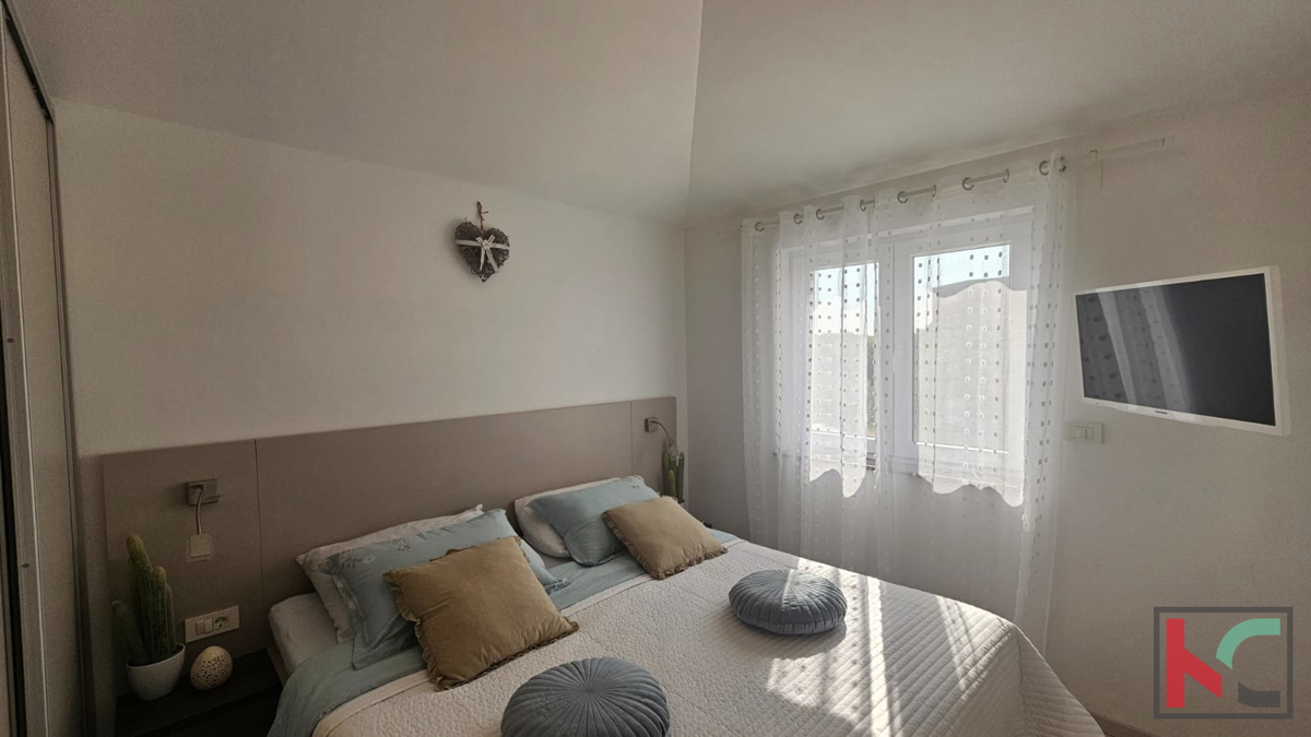 Istria, Peroj, appartamento 60,94 m2 in un nuovo edificio in una posizione tranquilla, vista mare, #vendita