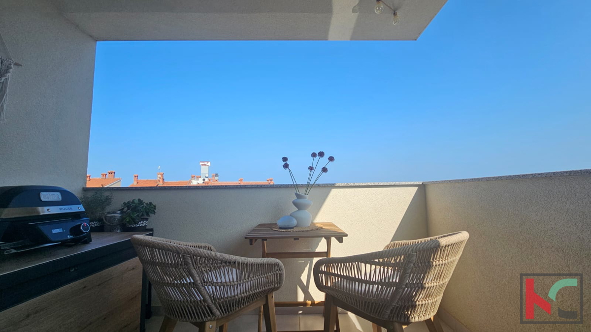 Istria, Peroj, appartamento 60,94 m2 in un nuovo edificio in una posizione tranquilla, vista mare, #vendita