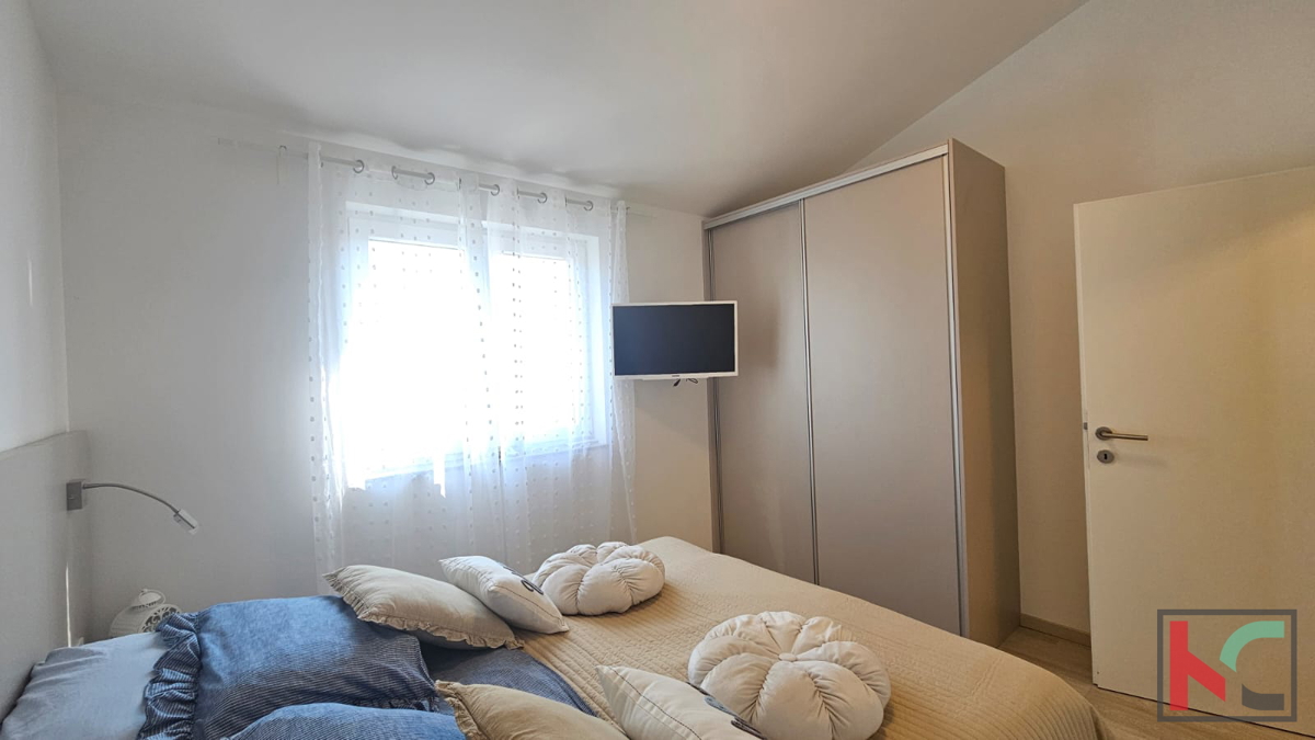 Istria, Peroj, appartamento 60,94 m2 in un nuovo edificio in una posizione tranquilla, vista mare, #vendita