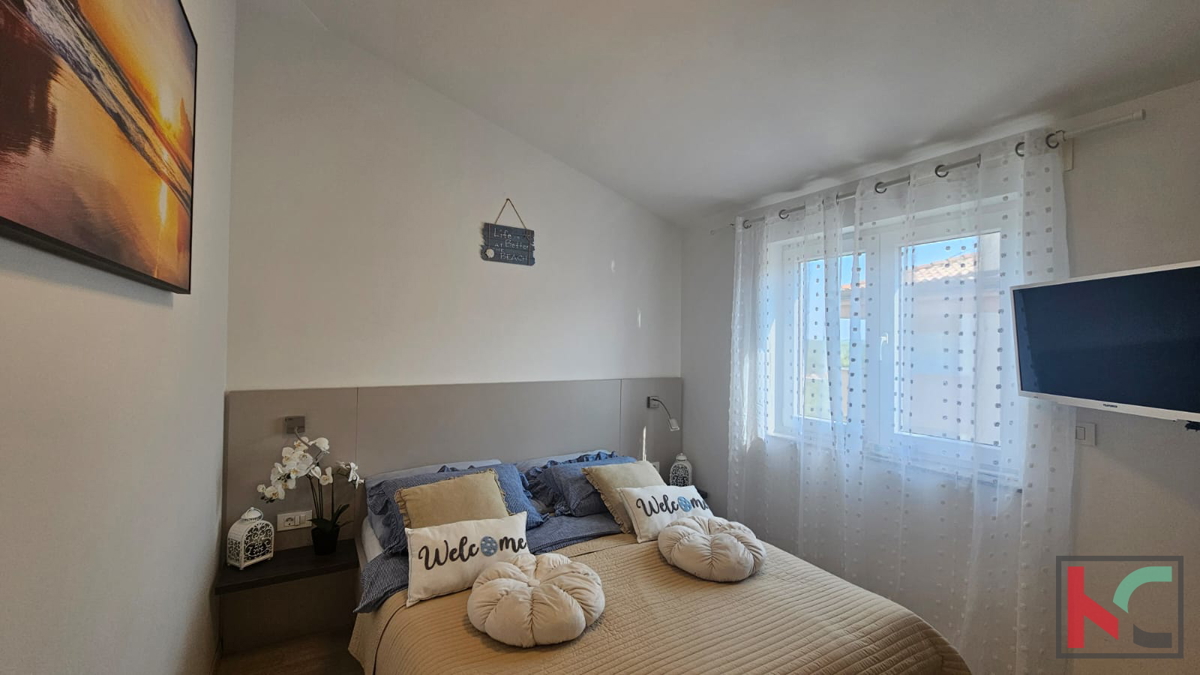 Istria, Peroj, appartamento 60,94 m2 in un nuovo edificio in una posizione tranquilla, vista mare, #vendita