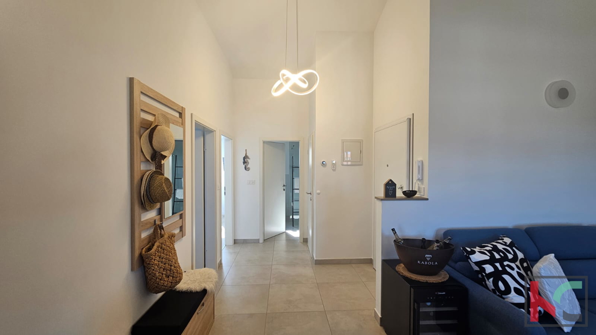 Istria, Peroj, appartamento 60,94 m2 in un nuovo edificio in una posizione tranquilla, vista mare, #vendita