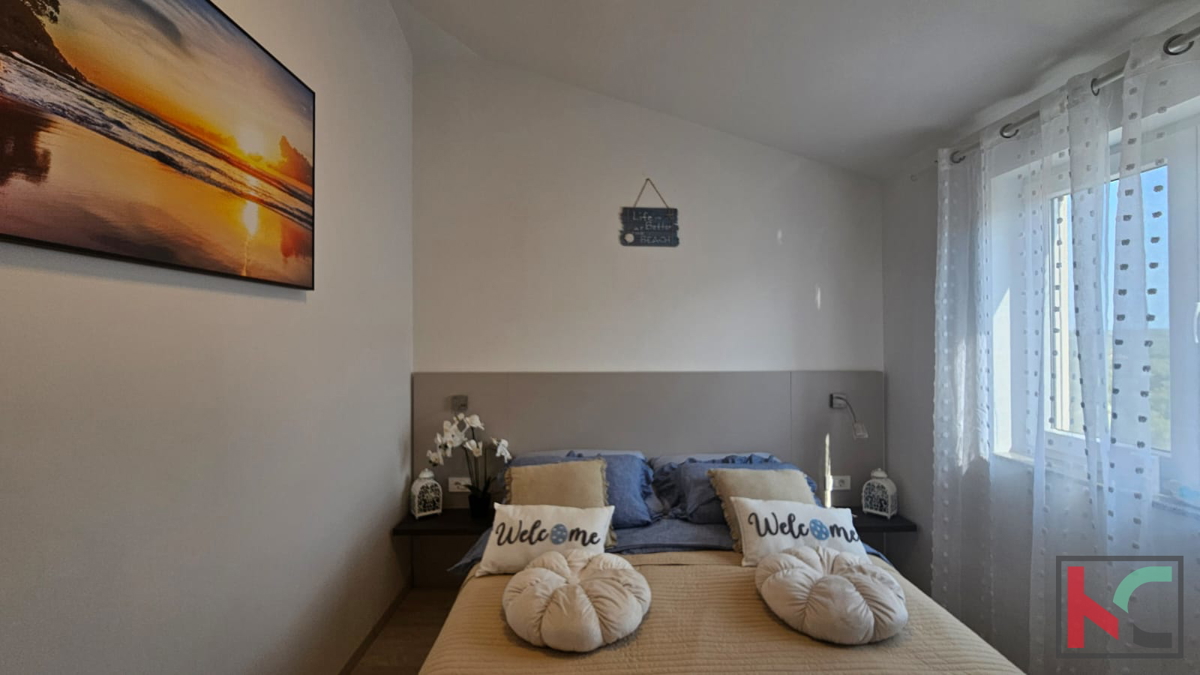 Istria, Peroj, appartamento 60,94 m2 in un nuovo edificio in una posizione tranquilla, vista mare, #vendita