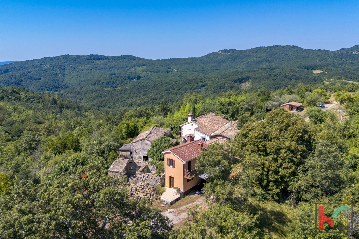 ISTRA, BOLJUN, VENDIAMO VILLAGGIO IN FANTASTICA POSIZIONE CON BELLA VISTA #VENDITA