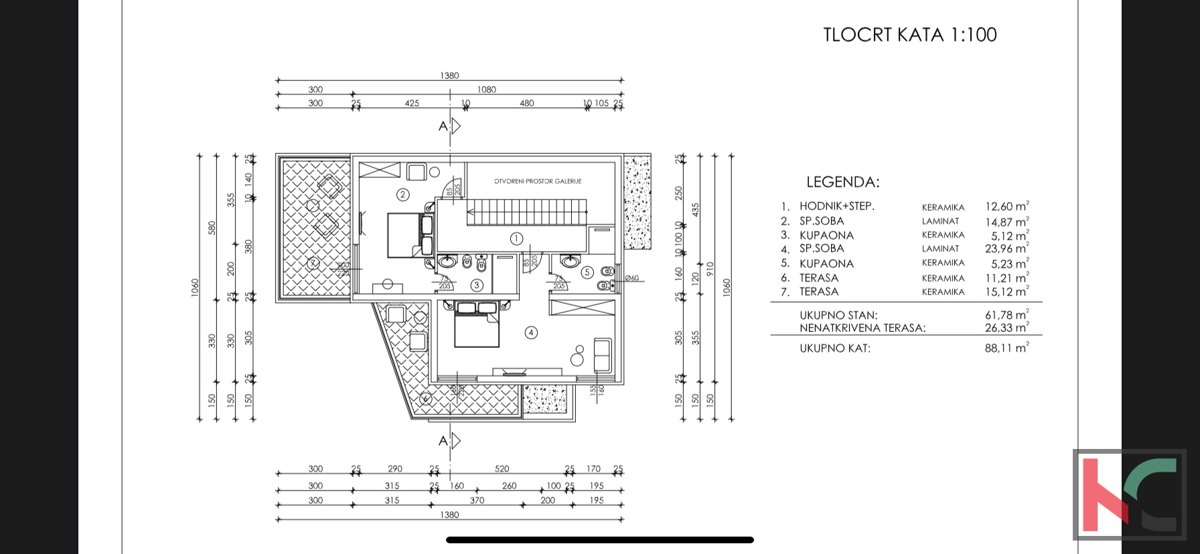 Istria, Orbanići, villa arredata di design moderno in costruzione 194m2