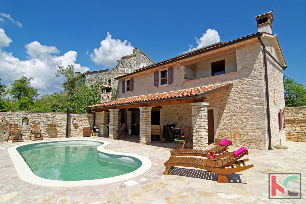 Istria, Barban, villa in pietra d'Istria con piscina, #vendita