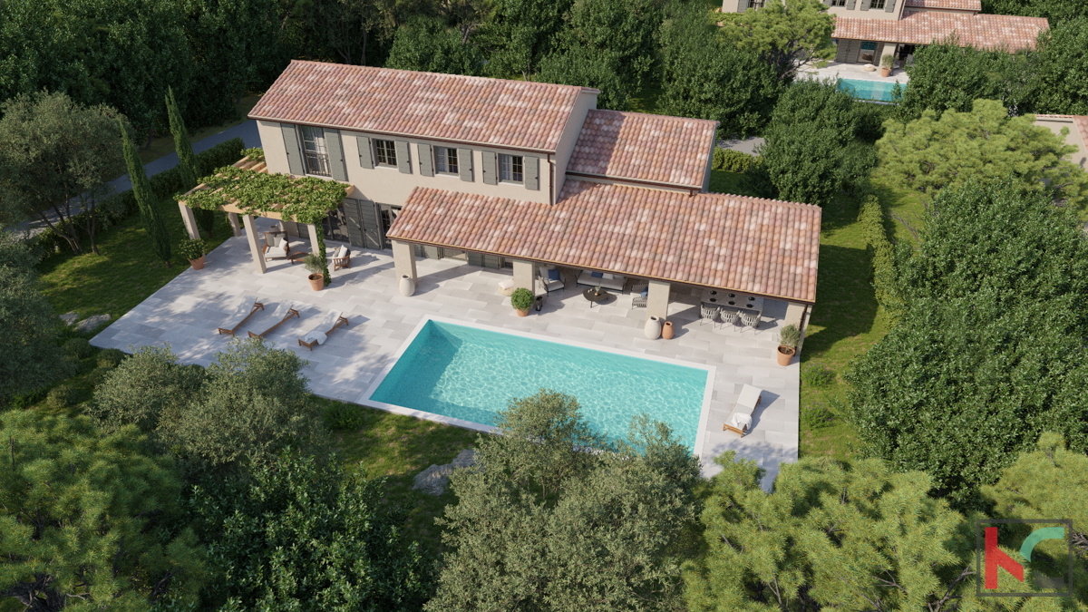 Istria, Gračišće, casa vacanze con piscina in costruzione, giardino 1000m2, #vendita