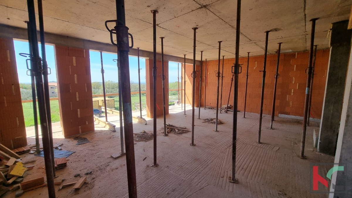 Istria, zona Parenzo, villa in costruzione con vista mare, #vendita