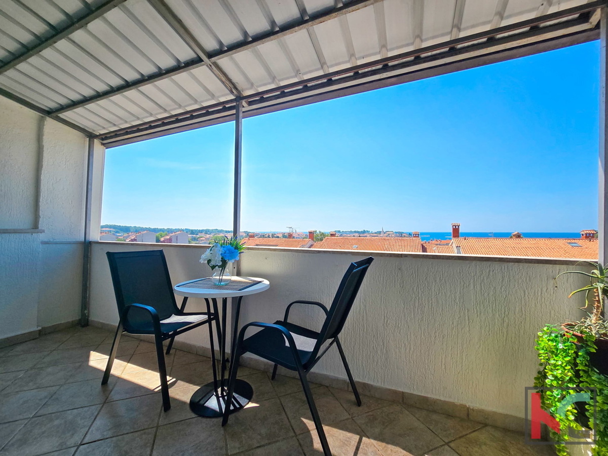 ISTRIA, PARENZO, APPARTAMENTO, BALCONE, VISTA SUL MARE E SULLA CITTÀ DI PARENZO, #IN VENDITA