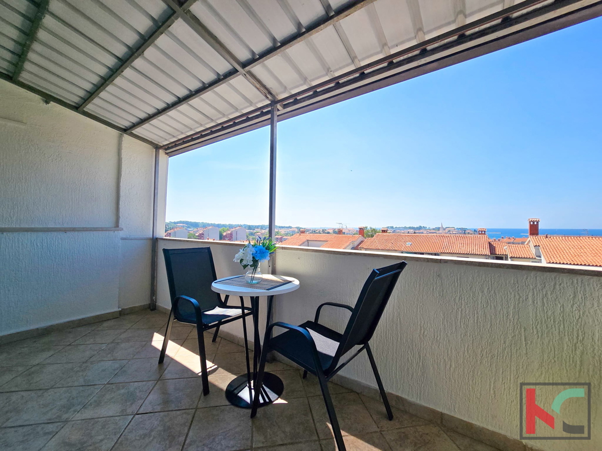 ISTRIA, PARENZO, APPARTAMENTO, BALCONE, VISTA SUL MARE E SULLA CITTÀ DI PARENZO, #IN VENDITA