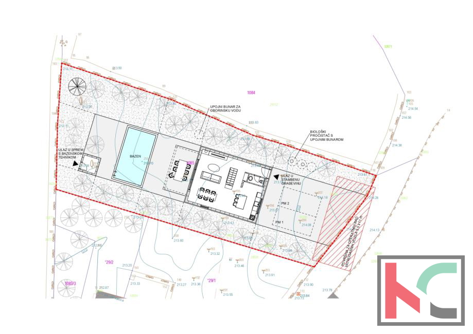Istria, Sanvincenti, terreno edificabile 547m2 con permesso di costruzione valido, #vendita