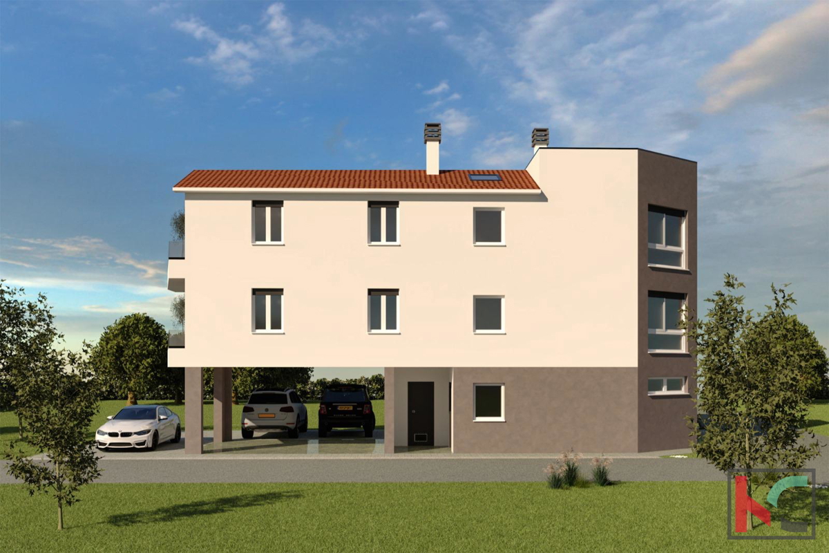 Pola, appartamento 62.51m2 2SS+DB con garage in una nuova costruzione, #vendita