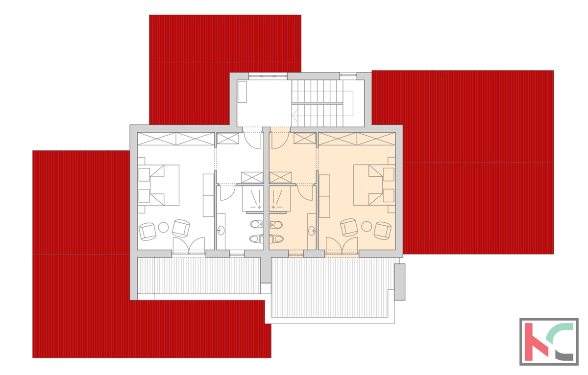 Istria - Juršić bella villa 400m2 su un ampio giardino / piscina 60m2