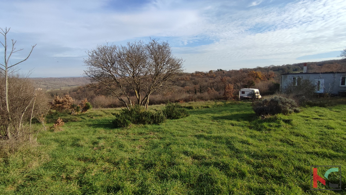 Istria, Mutvoran, terreno agricolo 12000 m2 con edificio vicino a Duga Uvala, #vendita