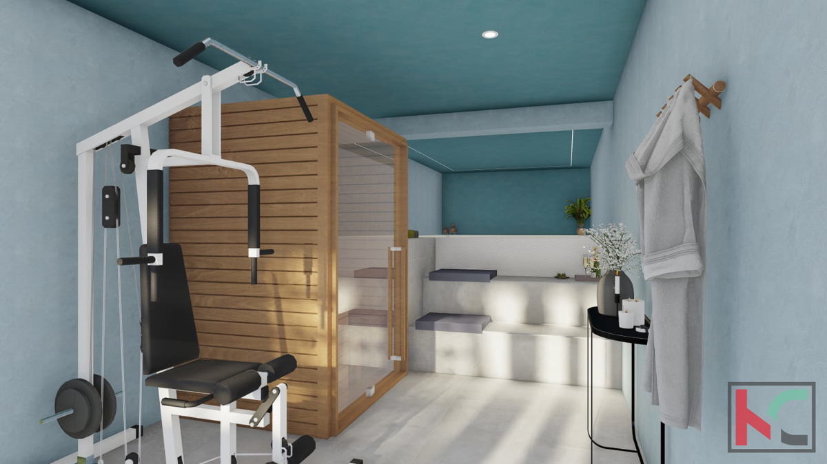 Pazin, una bella casa nel centro della città di 118m2, con piscina coperta e wellness, #vendita