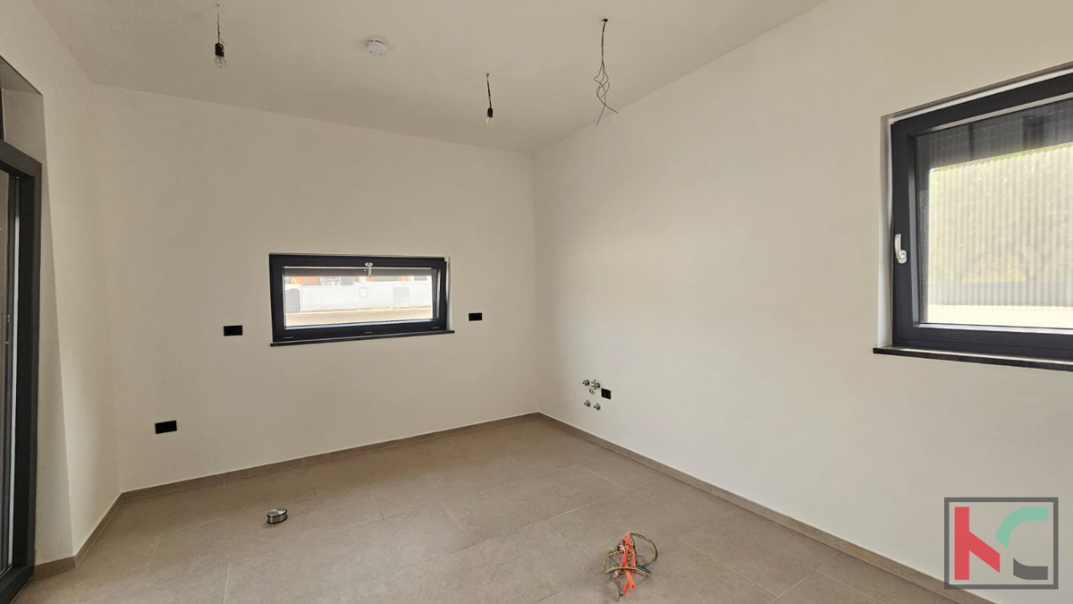 Istria, Medolino, casa bifamiliare in costruzione con piscina e giardino, garage, vicino al mare, #vendita