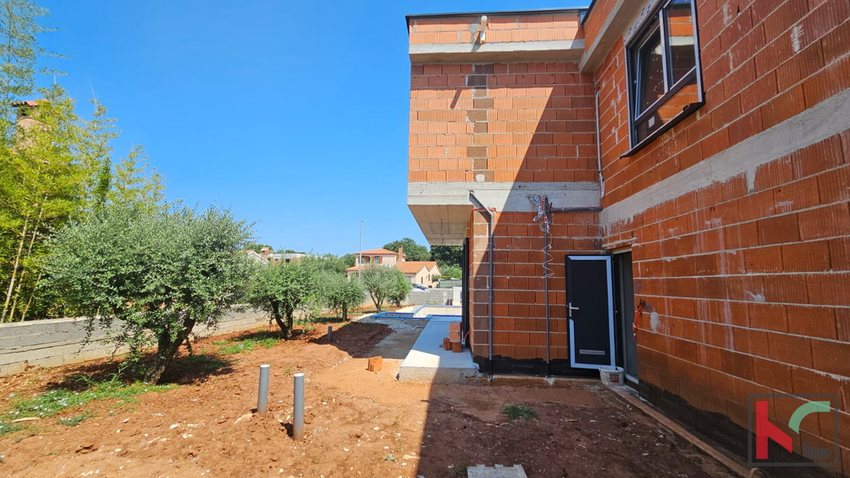 Istria, Medolino, casa bifamiliare in costruzione con piscina e giardino, garage, vicino al mare, #vendita