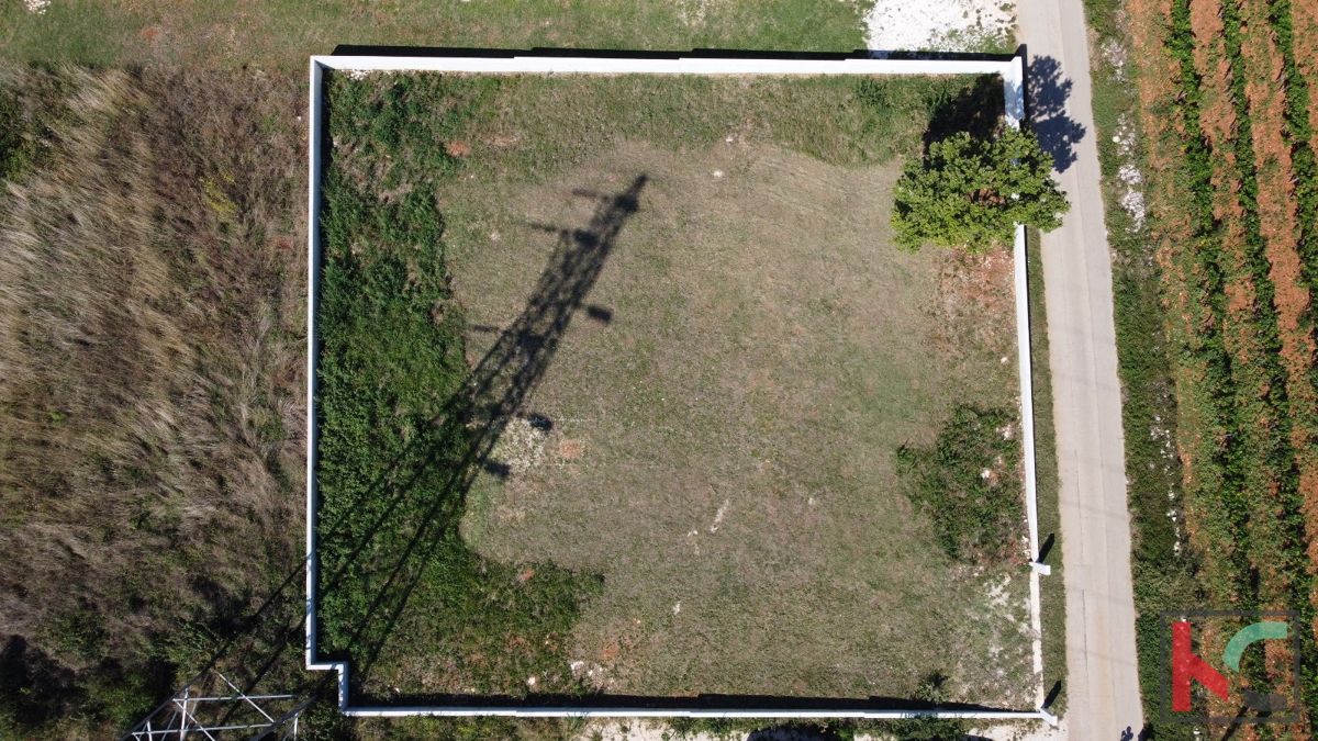 Istria, Gallesano, terreno edificabile 1000 m2 con vista mare, #vendita