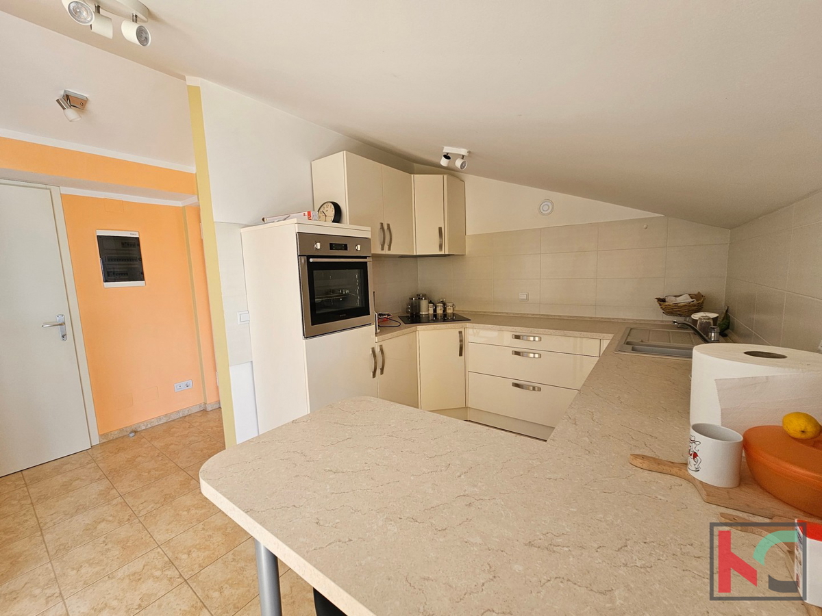 Abbazia, Lovran, appartamento 73,99m2, 2 camere da letto, balcone, bellissima vista sul mare, #vendita