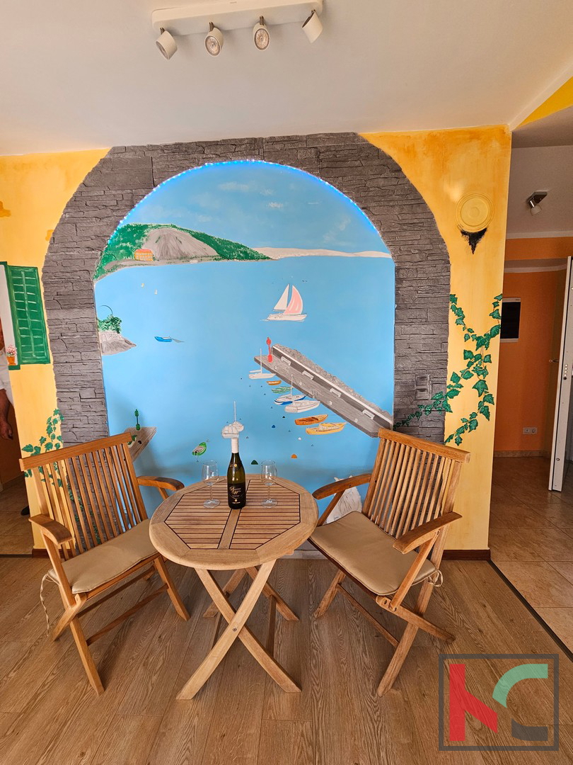 Abbazia, Lovran, appartamento 73,99m2, 2 camere da letto, balcone, bellissima vista sul mare, #vendita