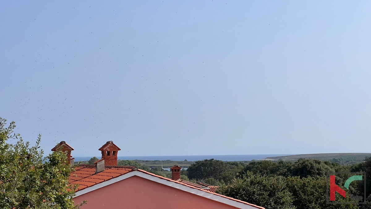 Istria, Ližnjan, bellissimo appartamento su due piani, 65,89 m2, vista sul mare aperto, #vendita