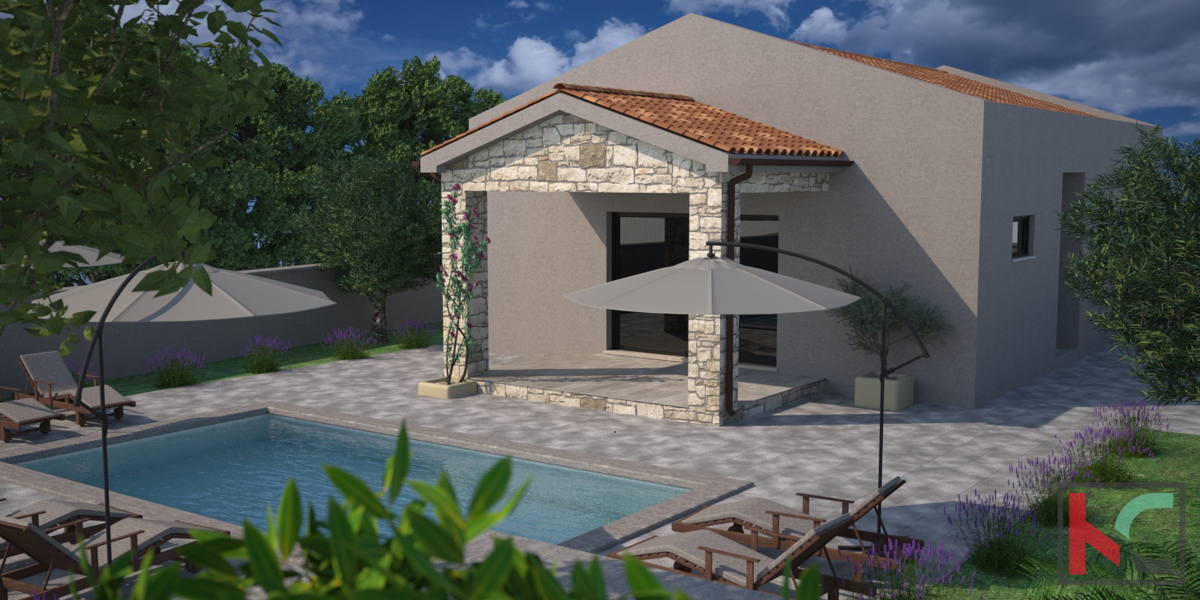 Istria, Sanvincenti, terreno edificabile 513 m2 con permesso di costruire, #vendita