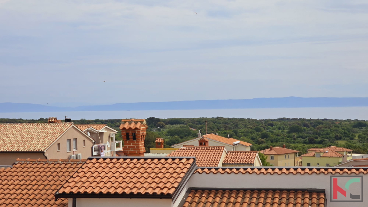 Liznjan, appartamento con vista mare e ampia terrazza di 40 m2 #vendita