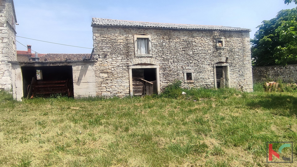 Istria, Svetvinčenat, due case autoctone in pietra d'Istria con giardino, #vendita