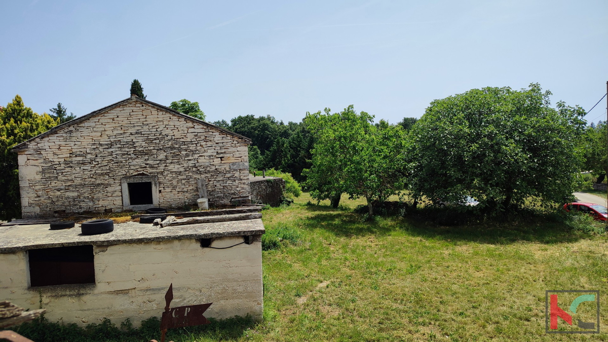 Istria, Svetvinčenat, due case autoctone in pietra d'Istria con giardino, #vendita