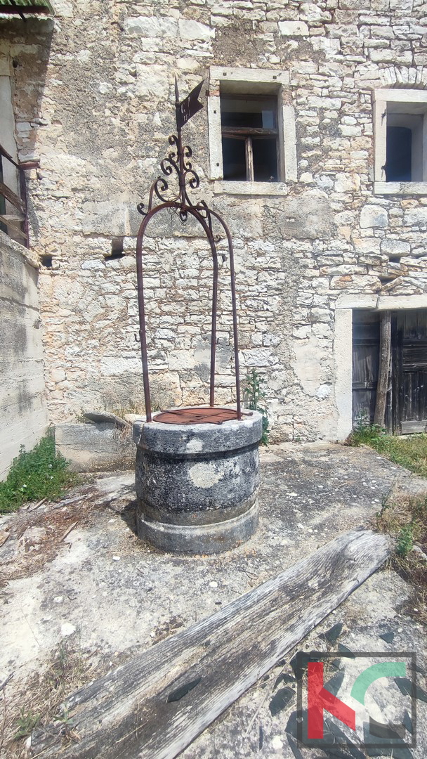 Istria, Svetvinčenat, due case autoctone in pietra d'Istria con giardino, #vendita