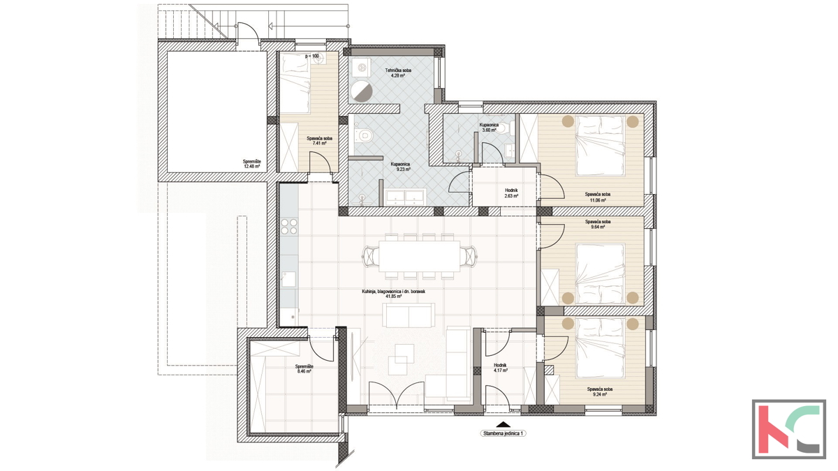 Istria, Premantura, appartamento di lusso 123,35m2, #vendita