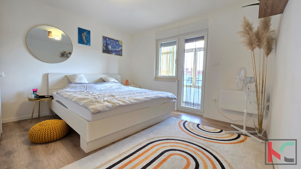 PULA, MONTE ZARO, NOVI ADAPTIRANI STAN SA DVIJE SPAVAĆE SOBE I DVIJE TERASE, #PRODAJA