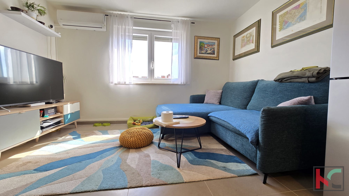 PULA, MONTE ZARO, NOVI ADAPTIRANI STAN SA DVIJE SPAVAĆE SOBE I DVIJE TERASE, #PRODAJA