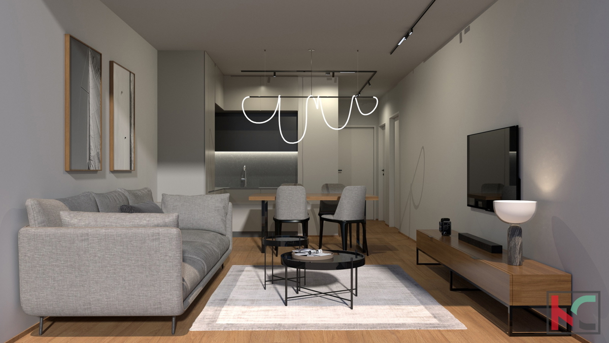 PULA, ŠIJANA, APPARTAMENTO 64,92M2 APPARTAMENTO CON LOGGIA E DUE POSTI AUTO, #VENDITA