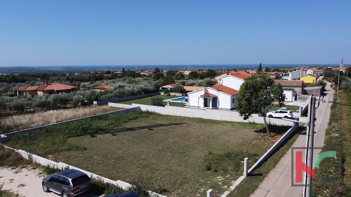 Istria, Gallesano, terreno edificabile 1000 m2 con vista mare, #vendita