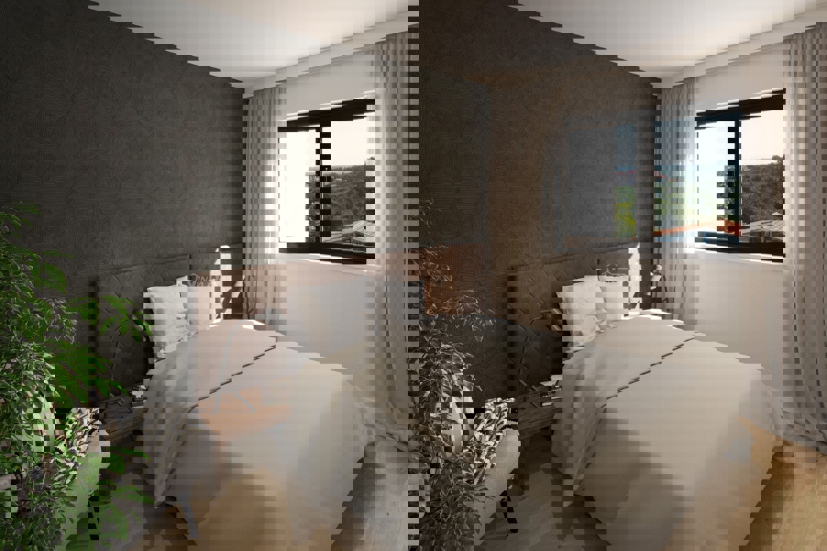 Zadar–Zaton – Appartamento moderno con terrazza sul tetto, a 80 m dalla spiaggia